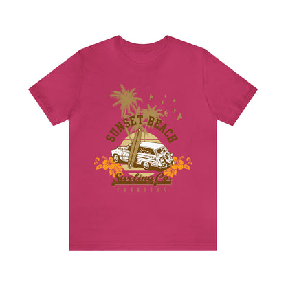 Sunset Beach Surfing Paradise T-Shirt