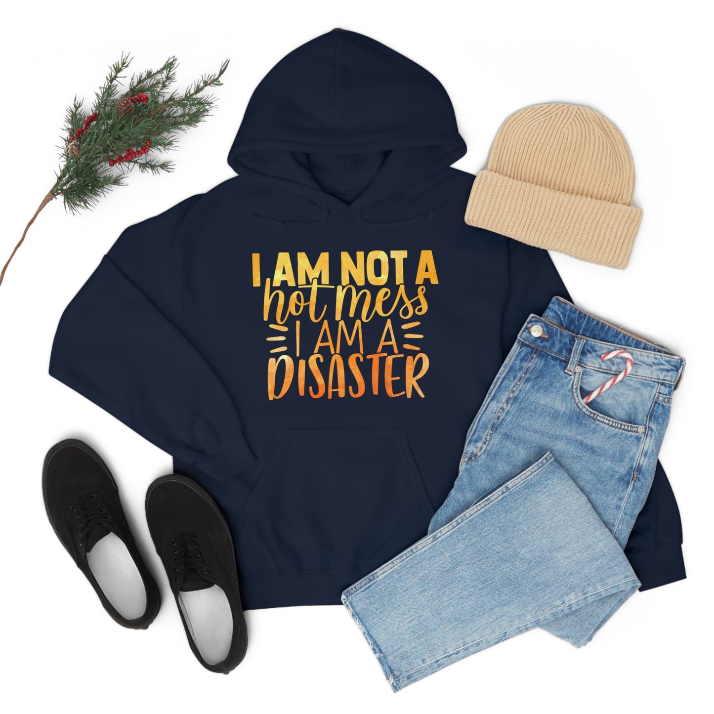 I Am Not A Hot Mess I Am A Disaster Hoodie