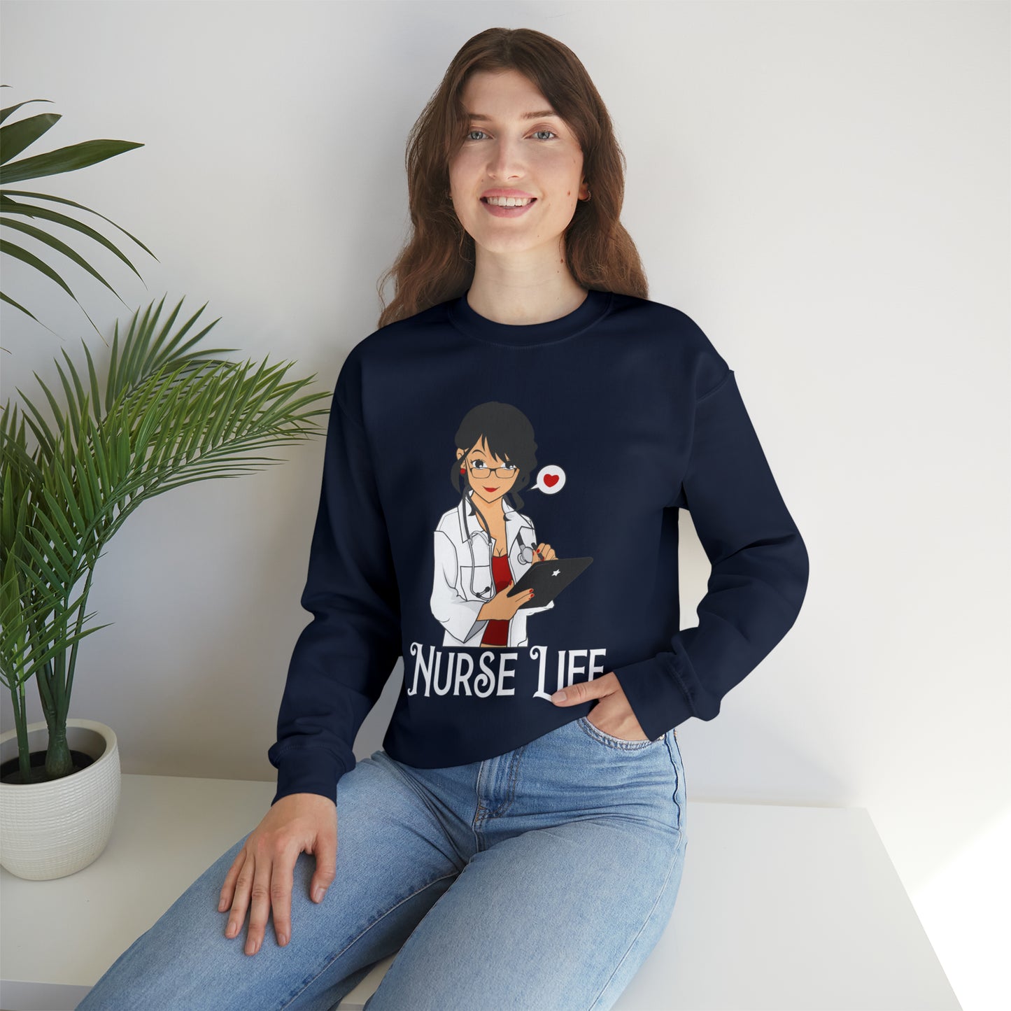 Nurse life Crewneck Sweatshirt