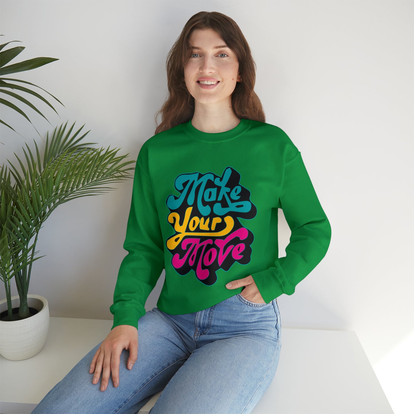 Make your move Crewneck Sweatshirt