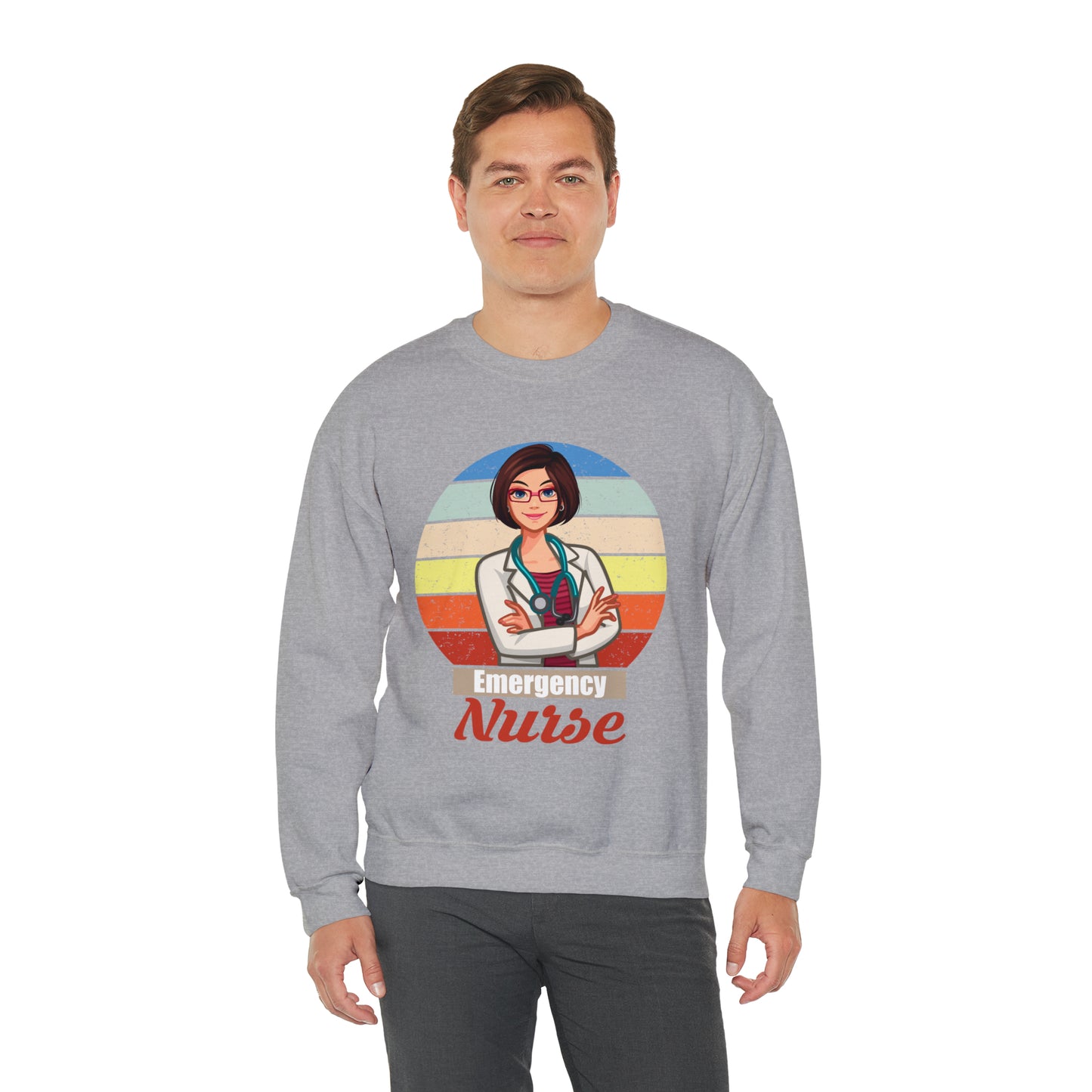 Emergency Nurse Crewneck Sweatshirt