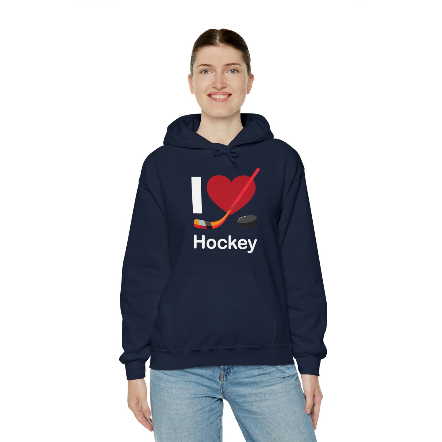 I love hockey Hoodie