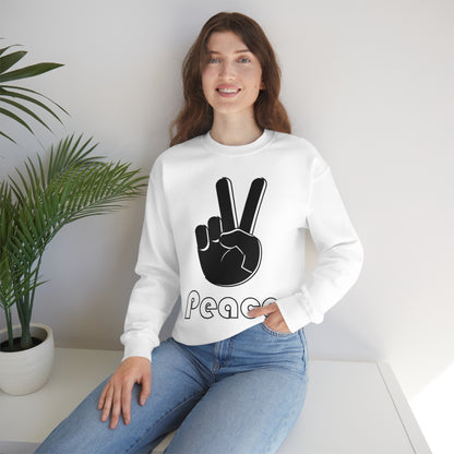 Peace Hand Crewneck Sweatshirt