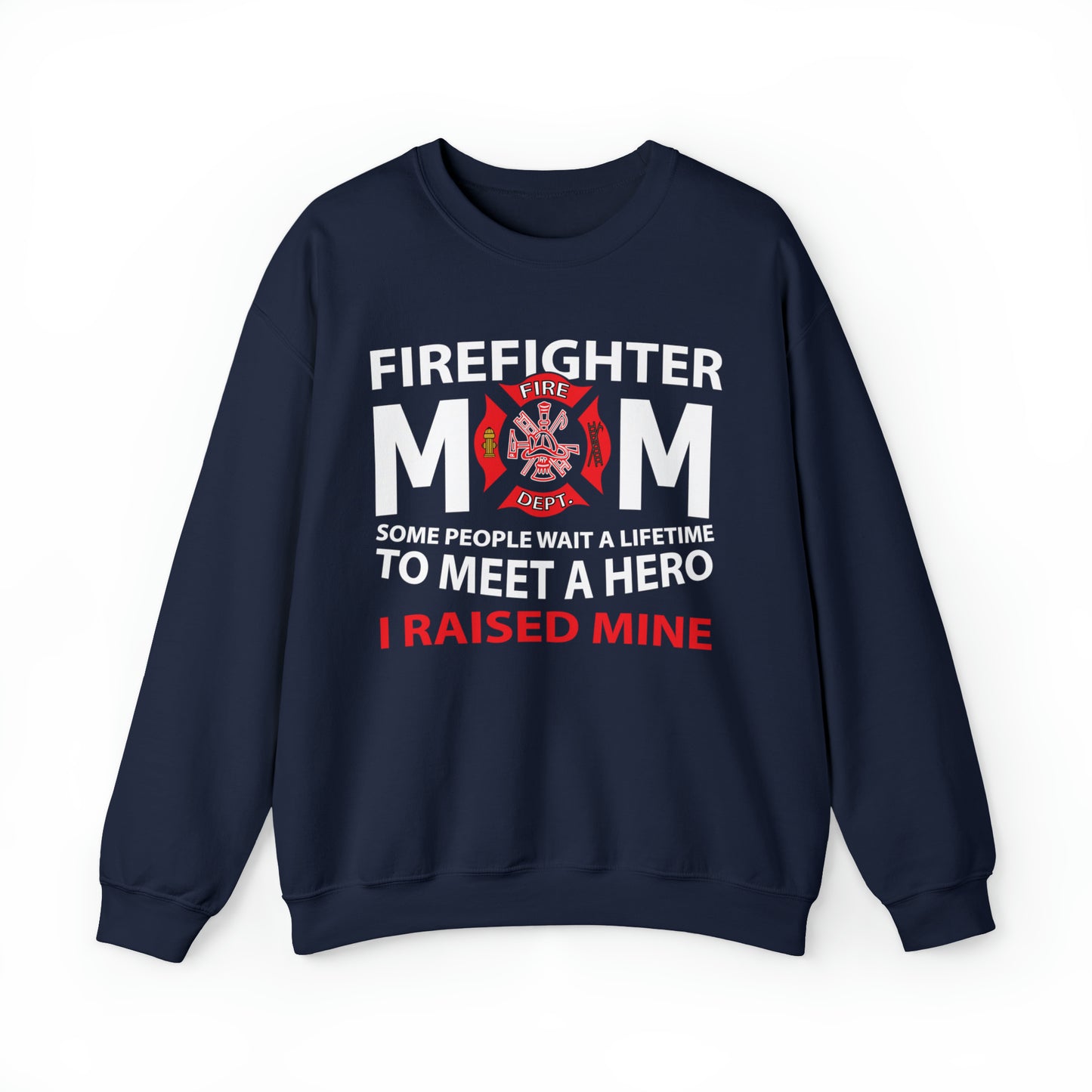 Firefighter Mom Crewneck Sweatshirt