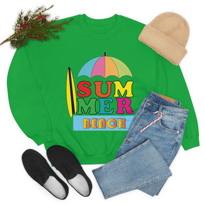 Summer Beach Crewneck Sweatshirt