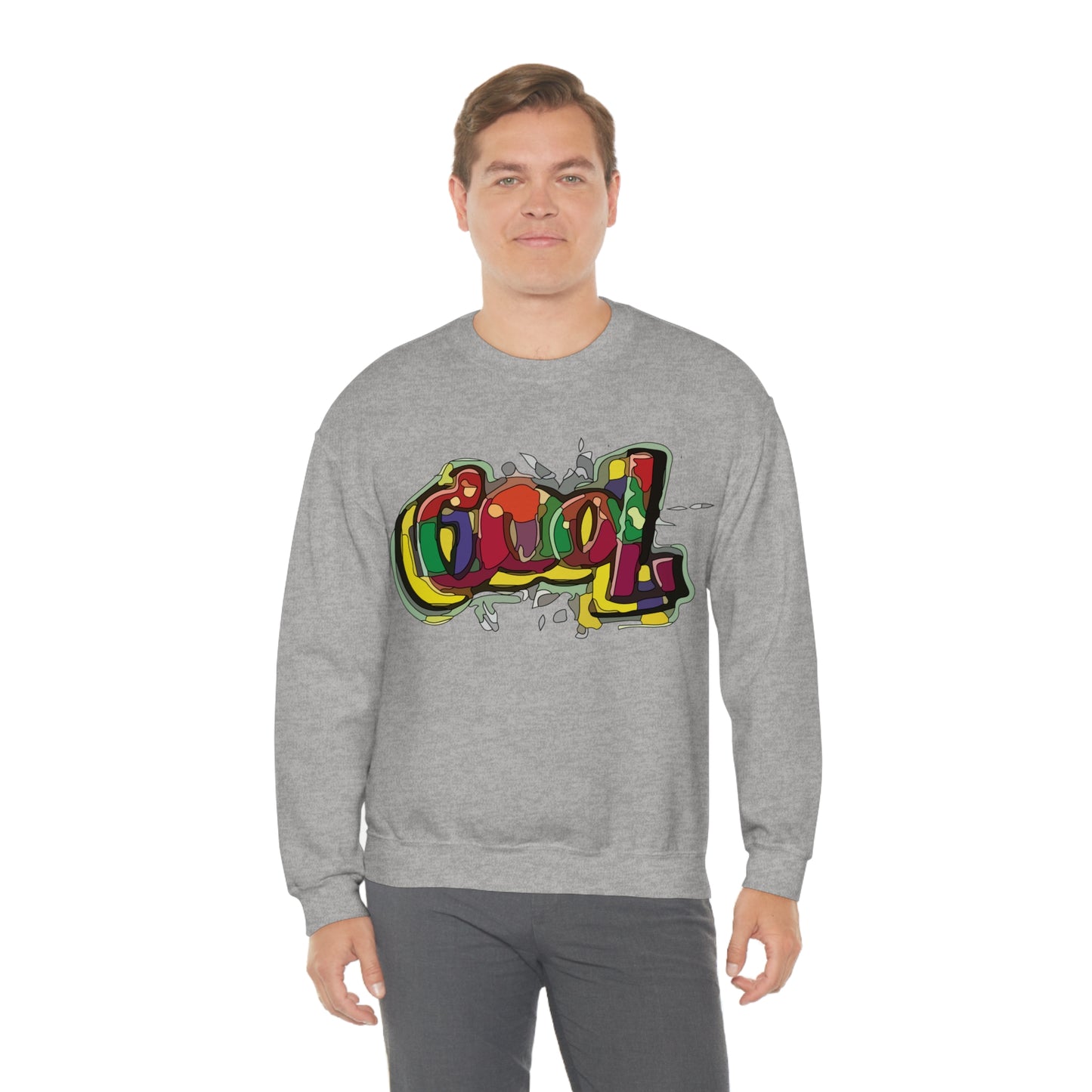 Colorful Cool graffiti Crewneck Sweatshirt