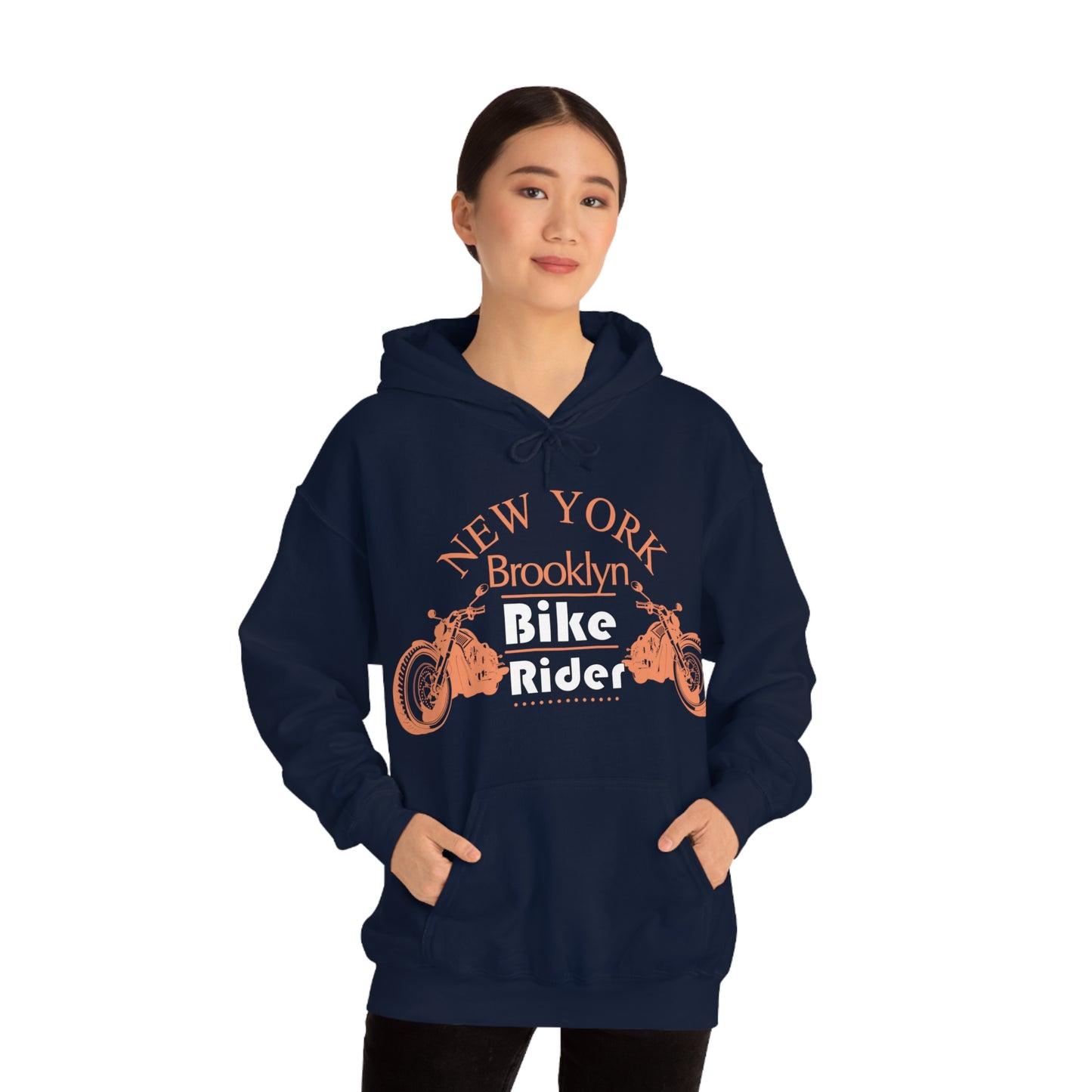 Brooklyn Bike rider Hoodie