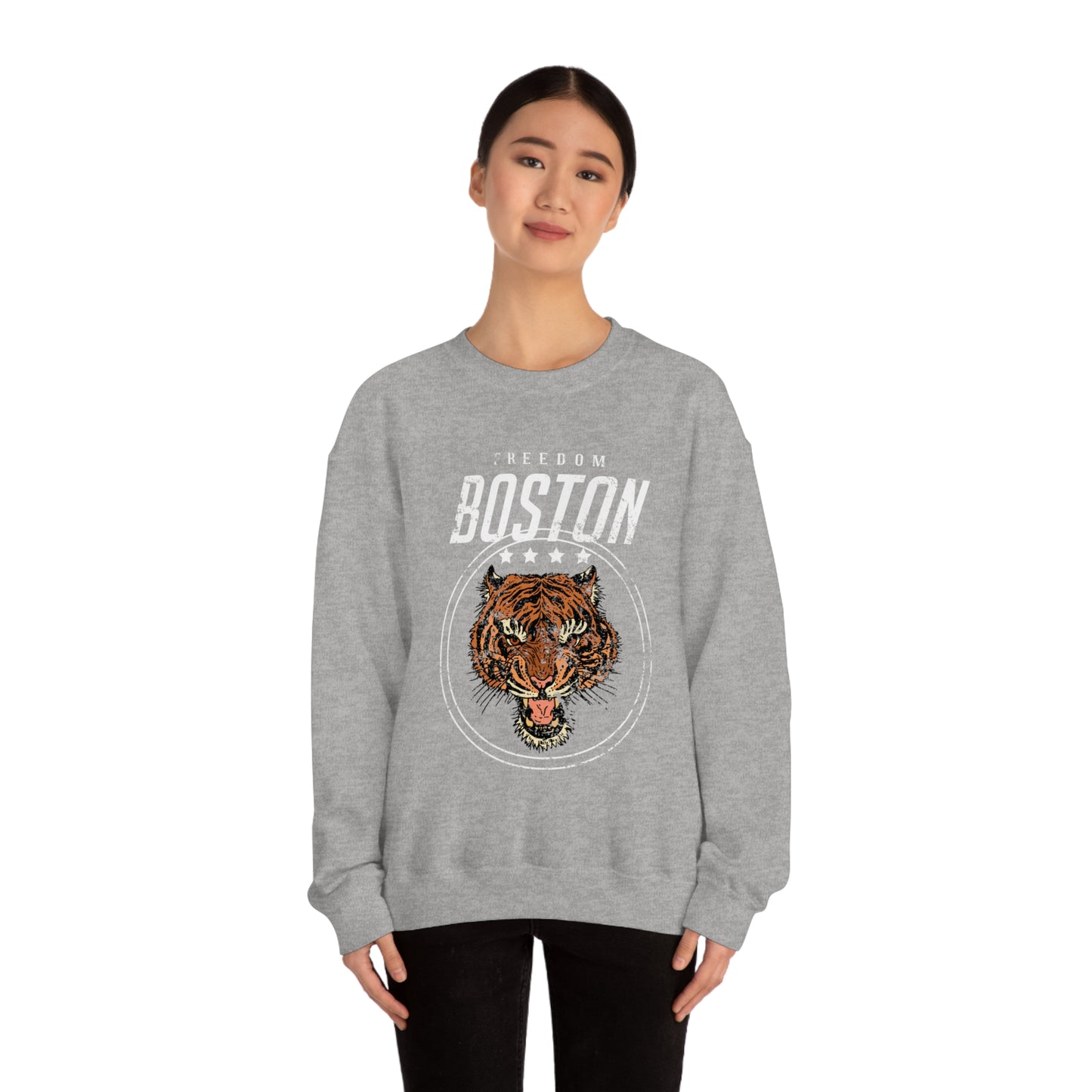 Boston Freedom Tiger Crewneck Sweatshirt