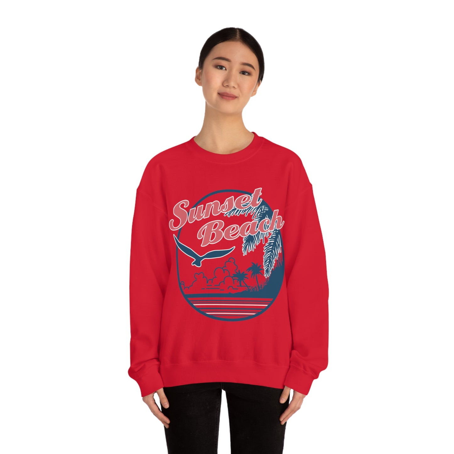 Sunset Beach Crewneck Sweatshirt