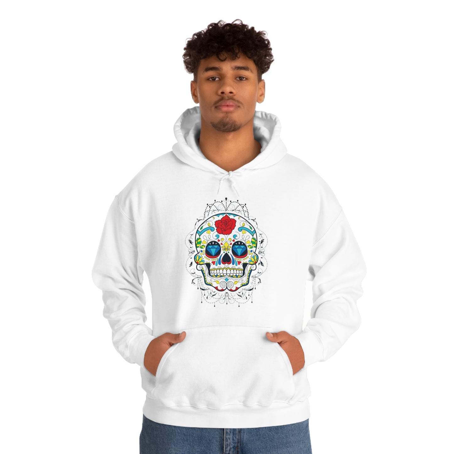 Day of the Dead Diamond Eyes Hoodie