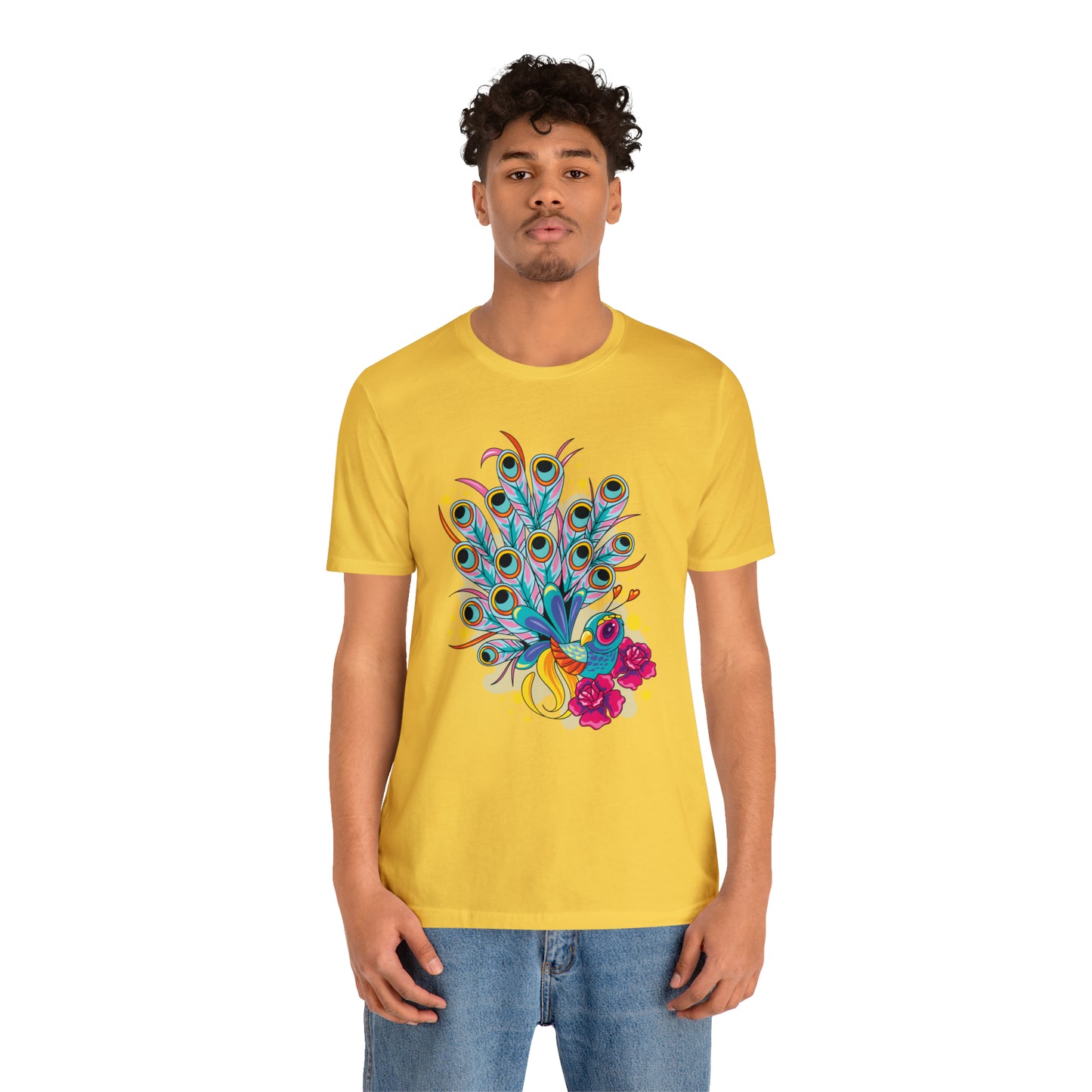 Colorful Peacock T-Shirt