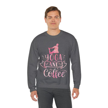 Yoga And Coffee Crewneck Sweatshirt