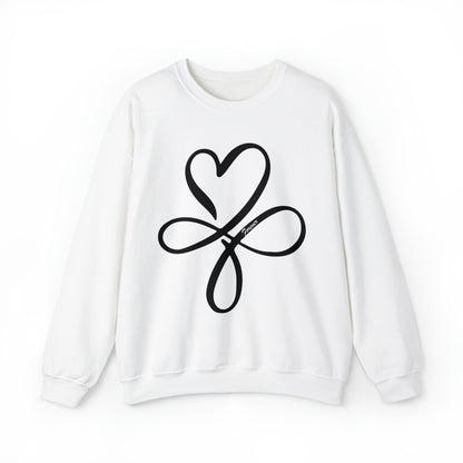 Heart symbol Love Infinity symbol Forever Crewneck Sweatshirt