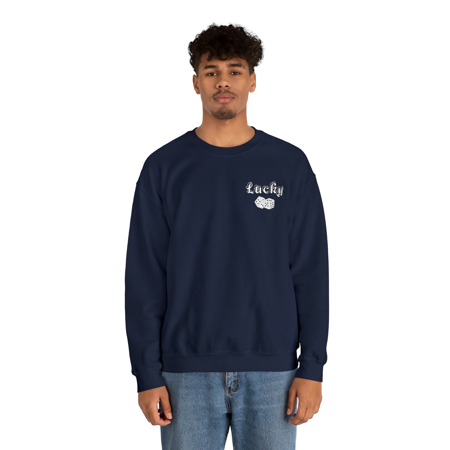 Lucky Front and back Crewneck Sweatshirt