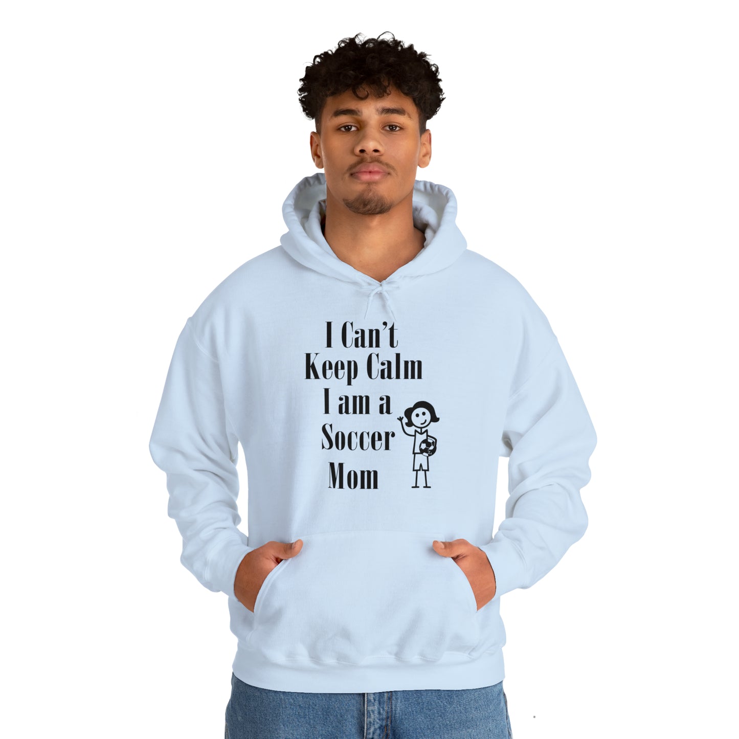 I can't keep calm I'm a soccer mom Hoodie