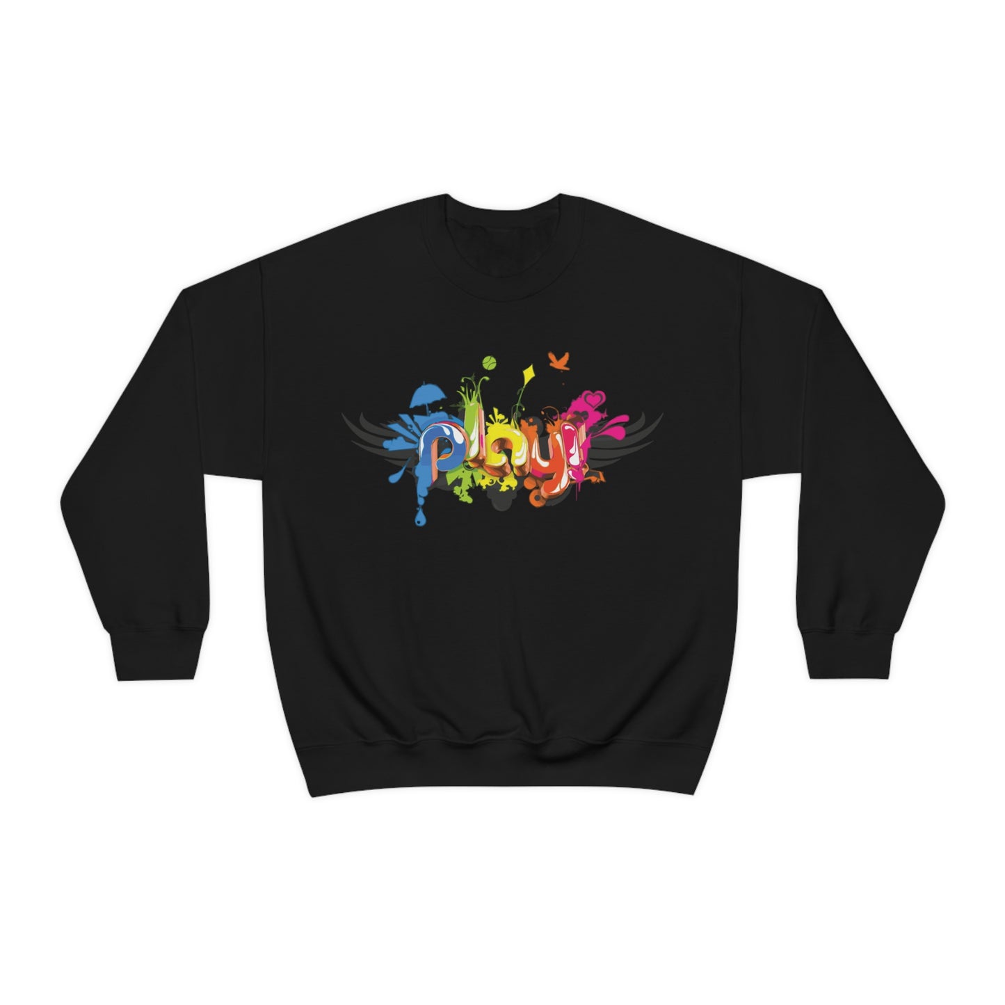 Play colorful graffiti Crewneck Sweatshirt