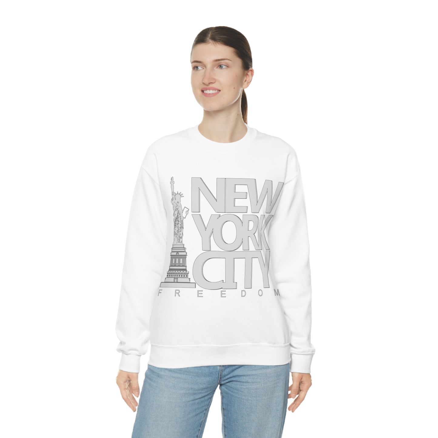 NYC Freedom Tee Crewneck Sweatshirt