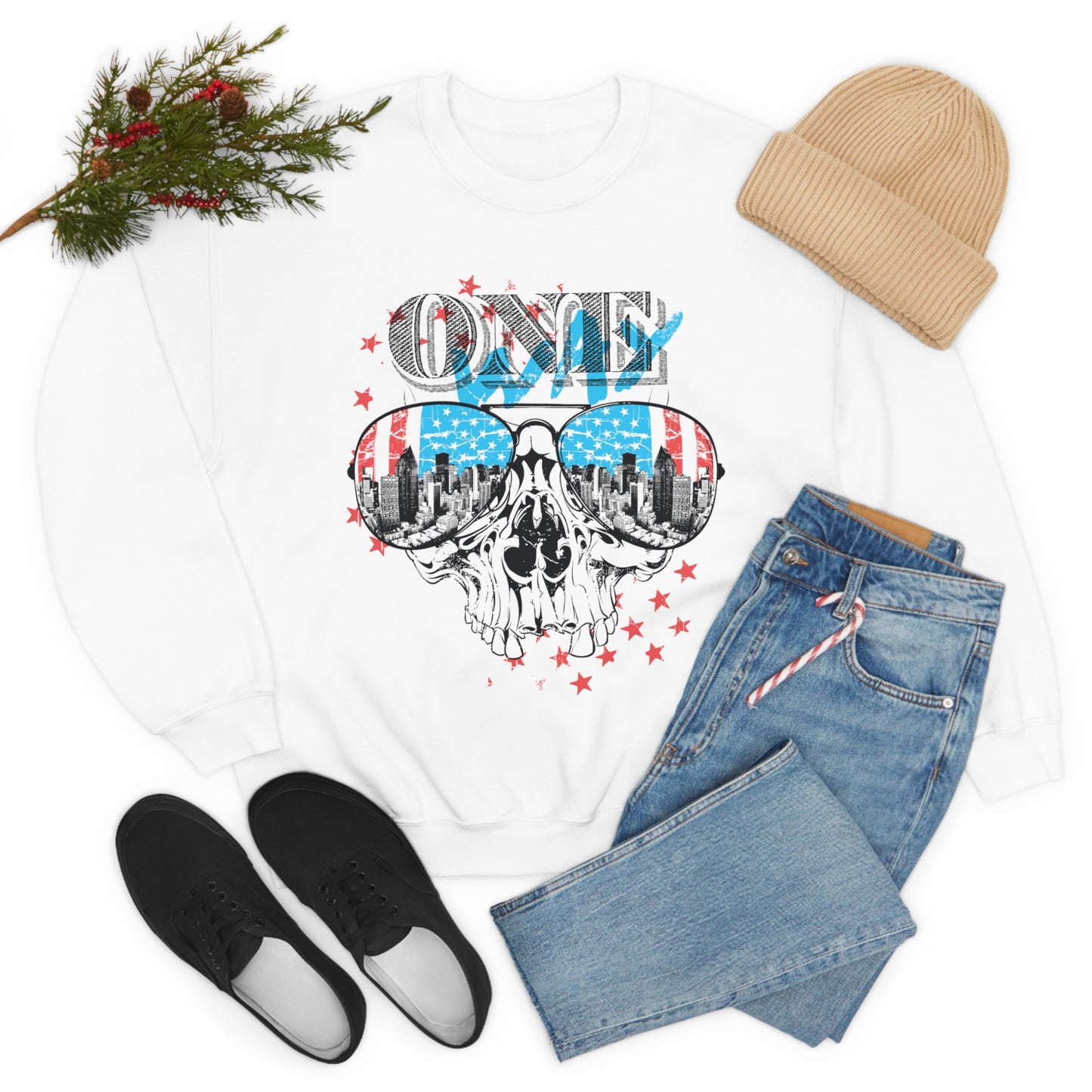 One way Crewneck Sweatshirt