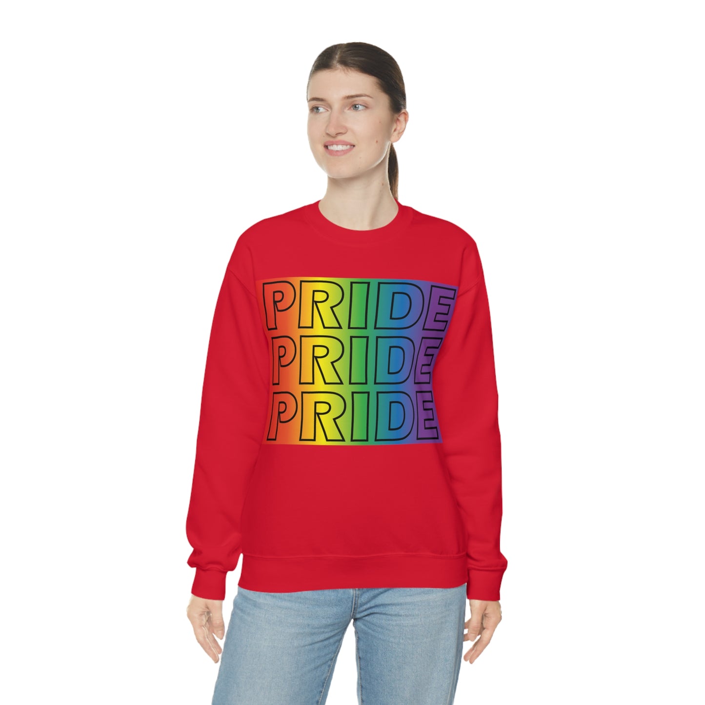 Pride Pride Pride Crewneck Sweatshirt