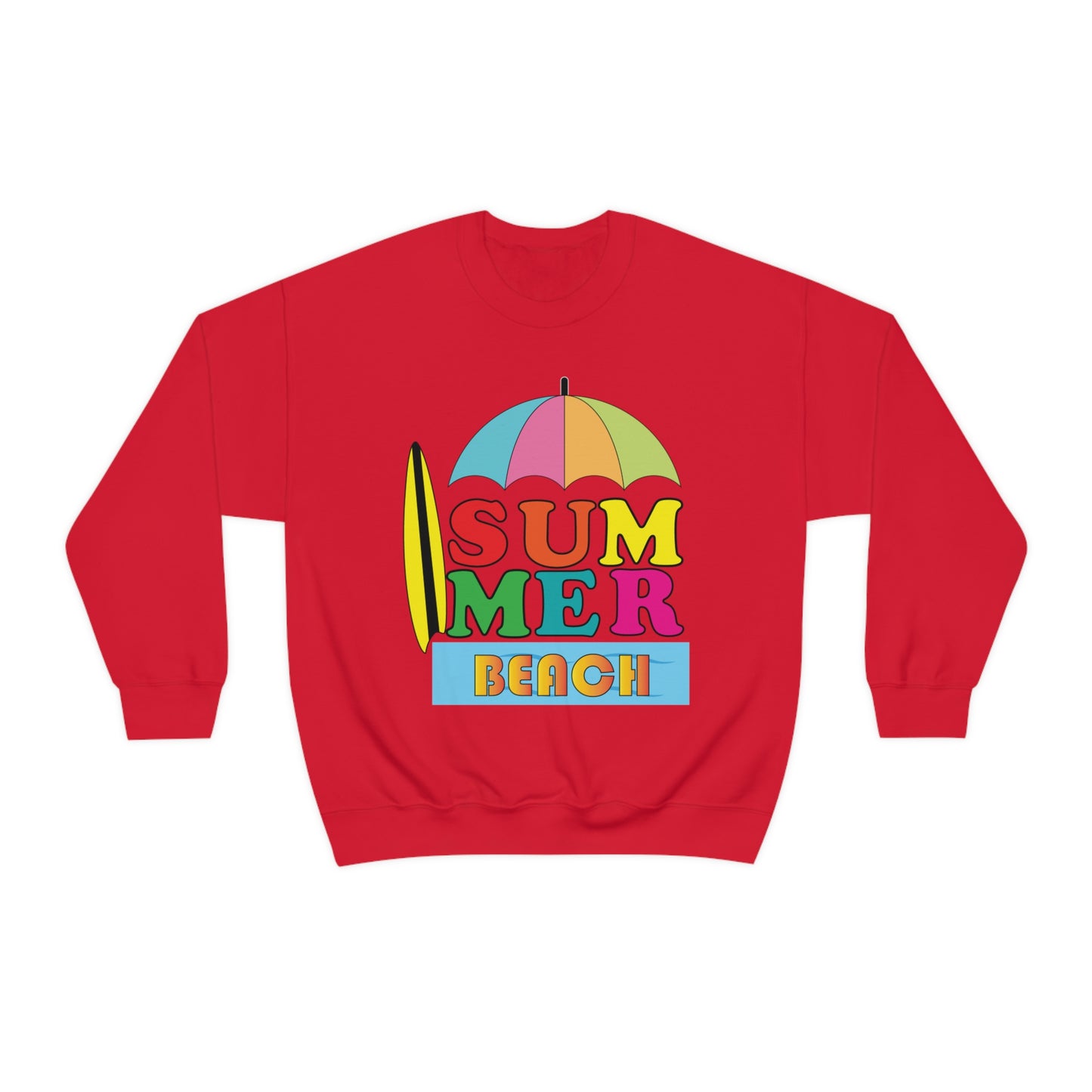 Summer Beach Crewneck Sweatshirt