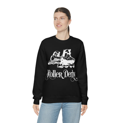 Roller_Derby Crewneck Sweatshirt