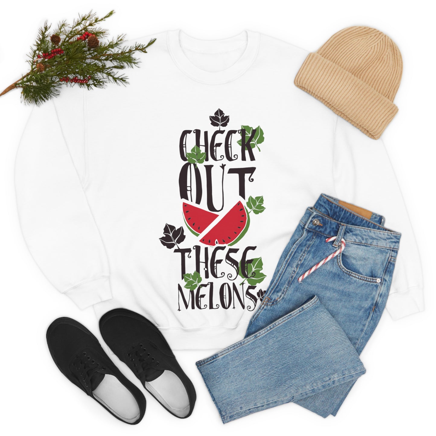 Check Out These Melons Crewneck Sweatshirt