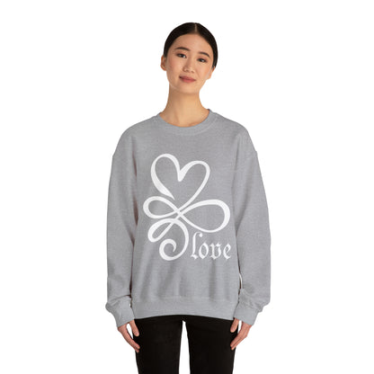 Infinity Heart Crewneck Sweatshirt