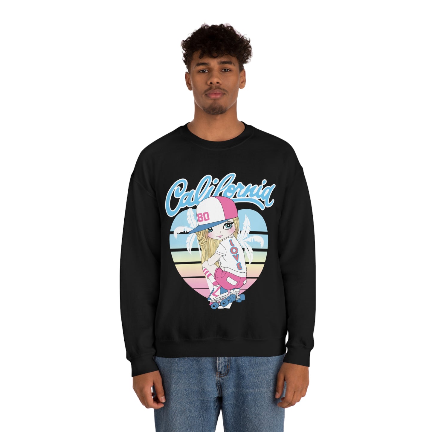 Love for California Crewneck Sweatshirt