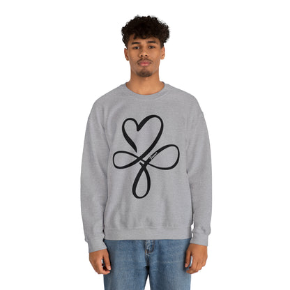 Heart symbol Love Infinity symbol Forever Crewneck Sweatshirt