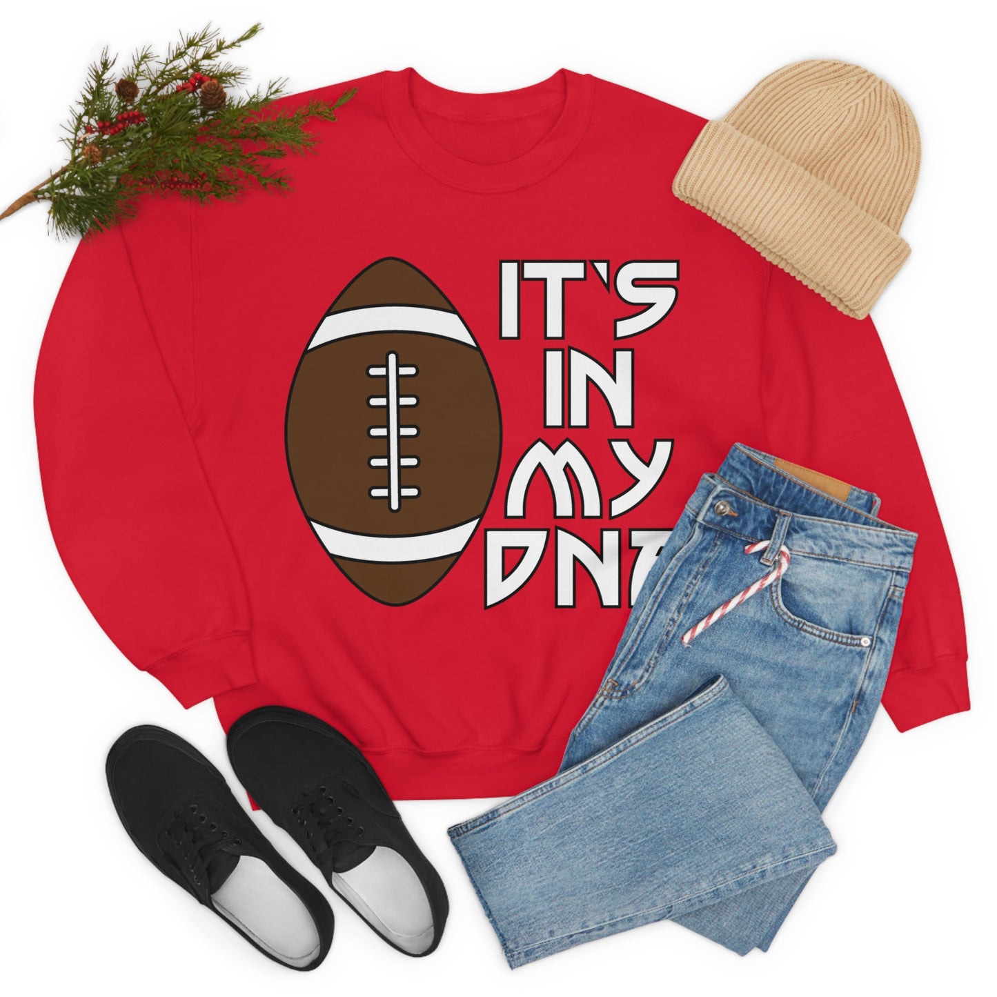 Football is in my DNA Crewneck Sweatshirt