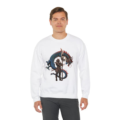 Colorful dragon guardian Crewneck Sweatshirt