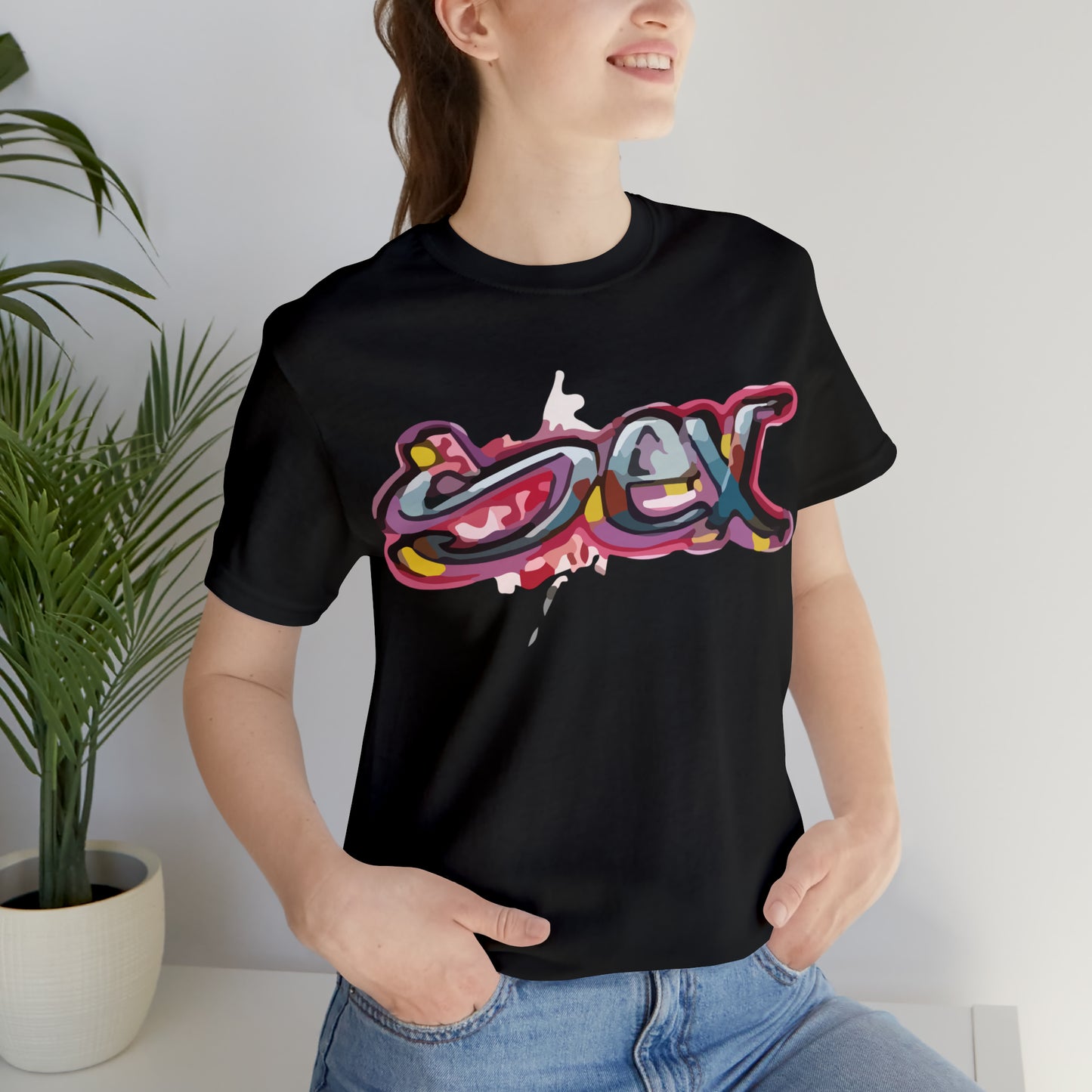 Sex colorful graffiti T-Shirt