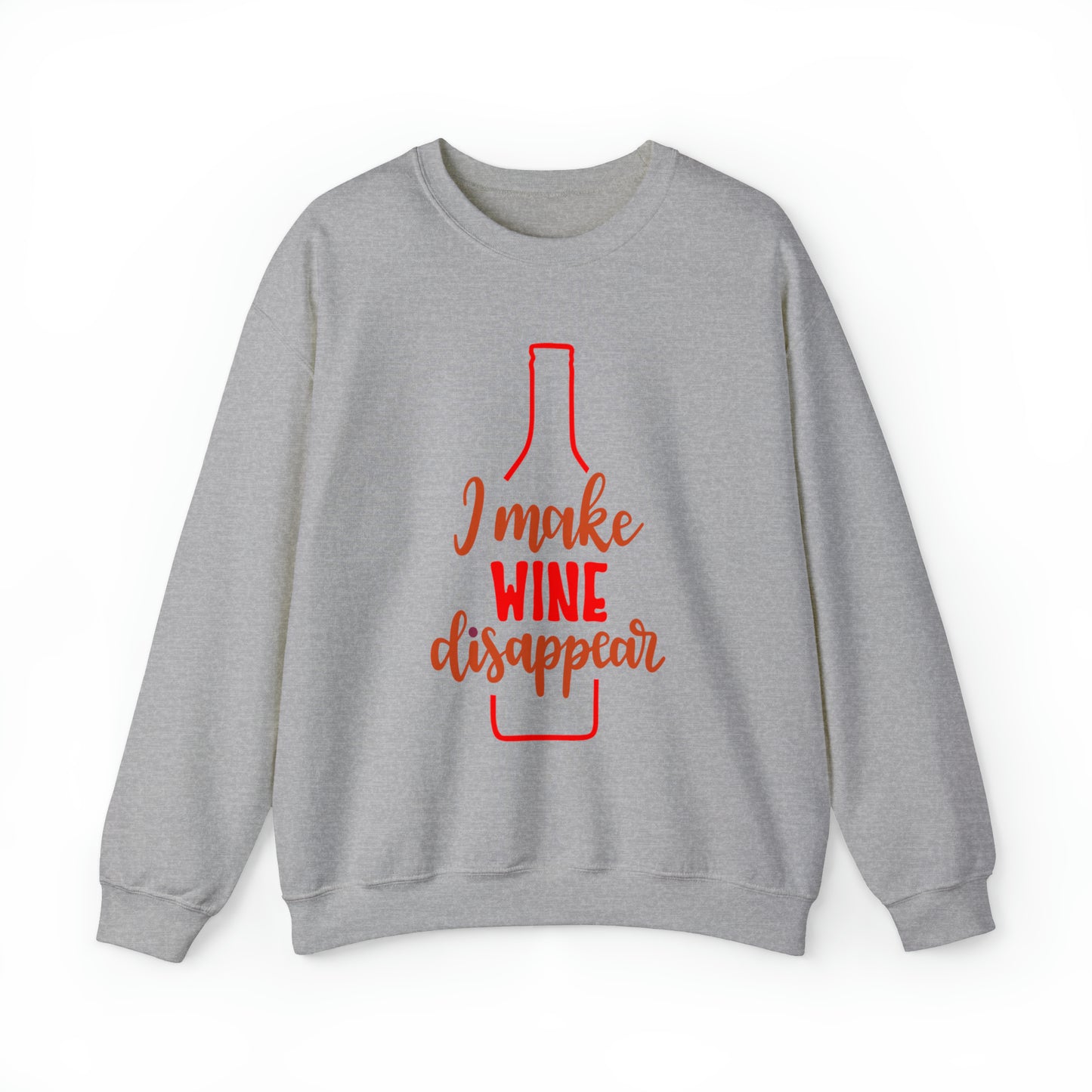 I_make_wine_disappear Crewneck Sweatshirt