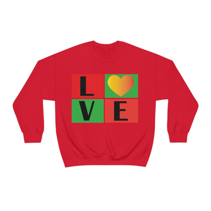 Love Squares Crewneck Sweatshirt