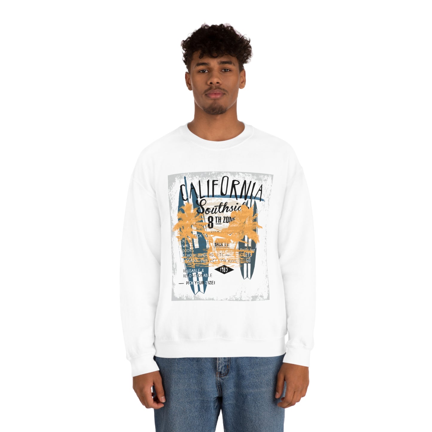 Cali SouthSide Surf Crewneck Sweatshirt