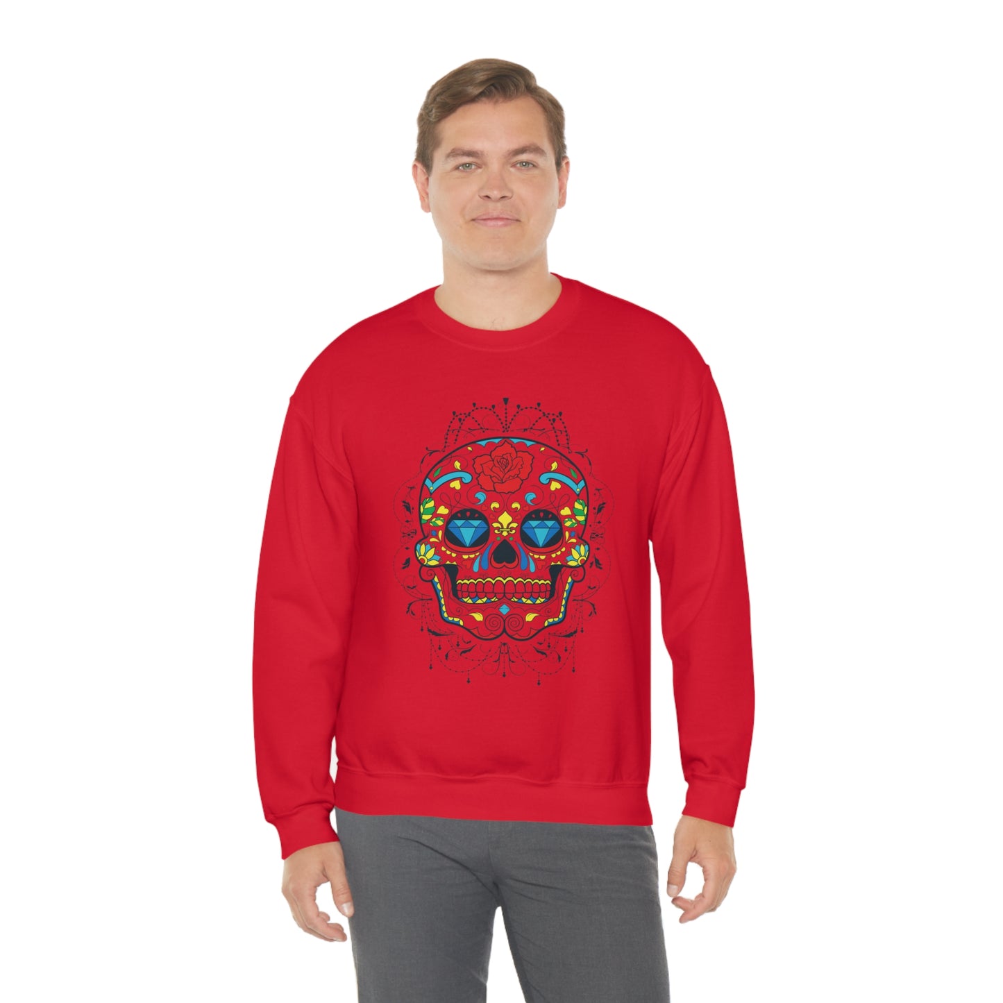 Day of the Dead Diamond Eyes Crewneck Sweatshirt