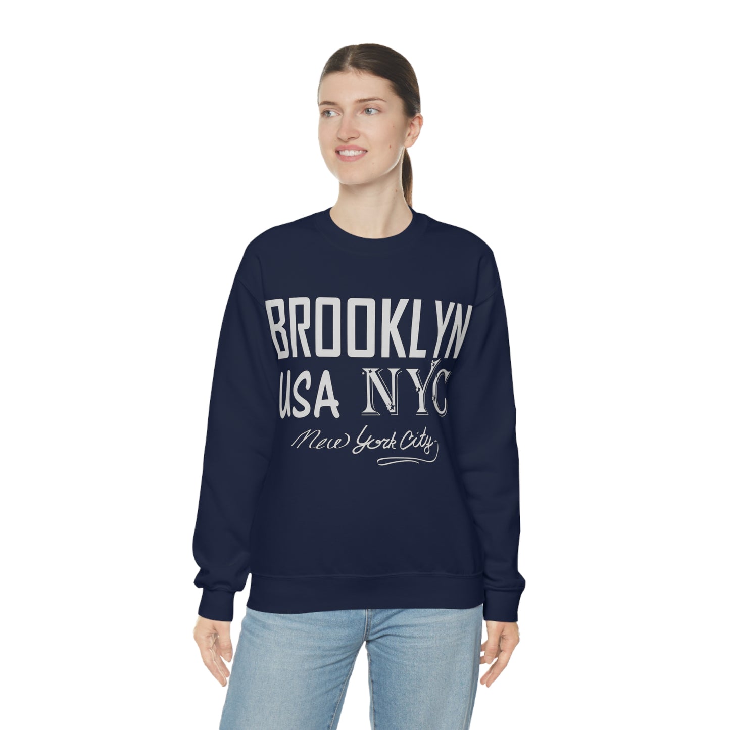 Brooklyn NY USA Crewneck Sweatshirt