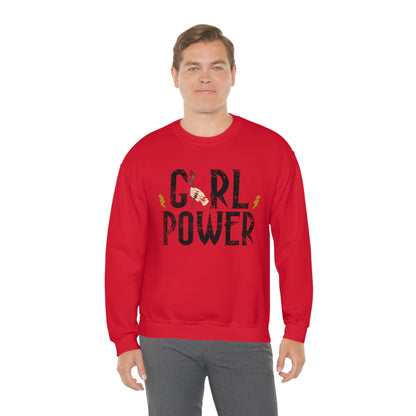 Girl Power Rocks Crewneck Sweatshirt