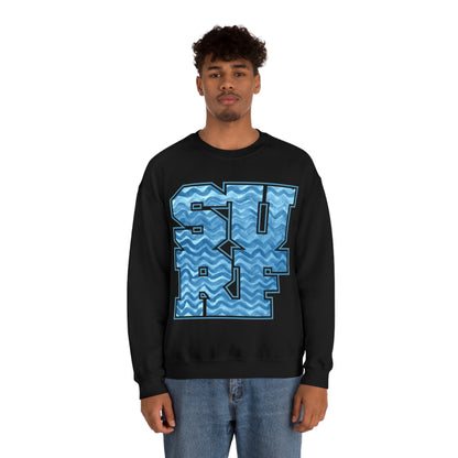 Surf Wavy Crewneck Sweatshirt