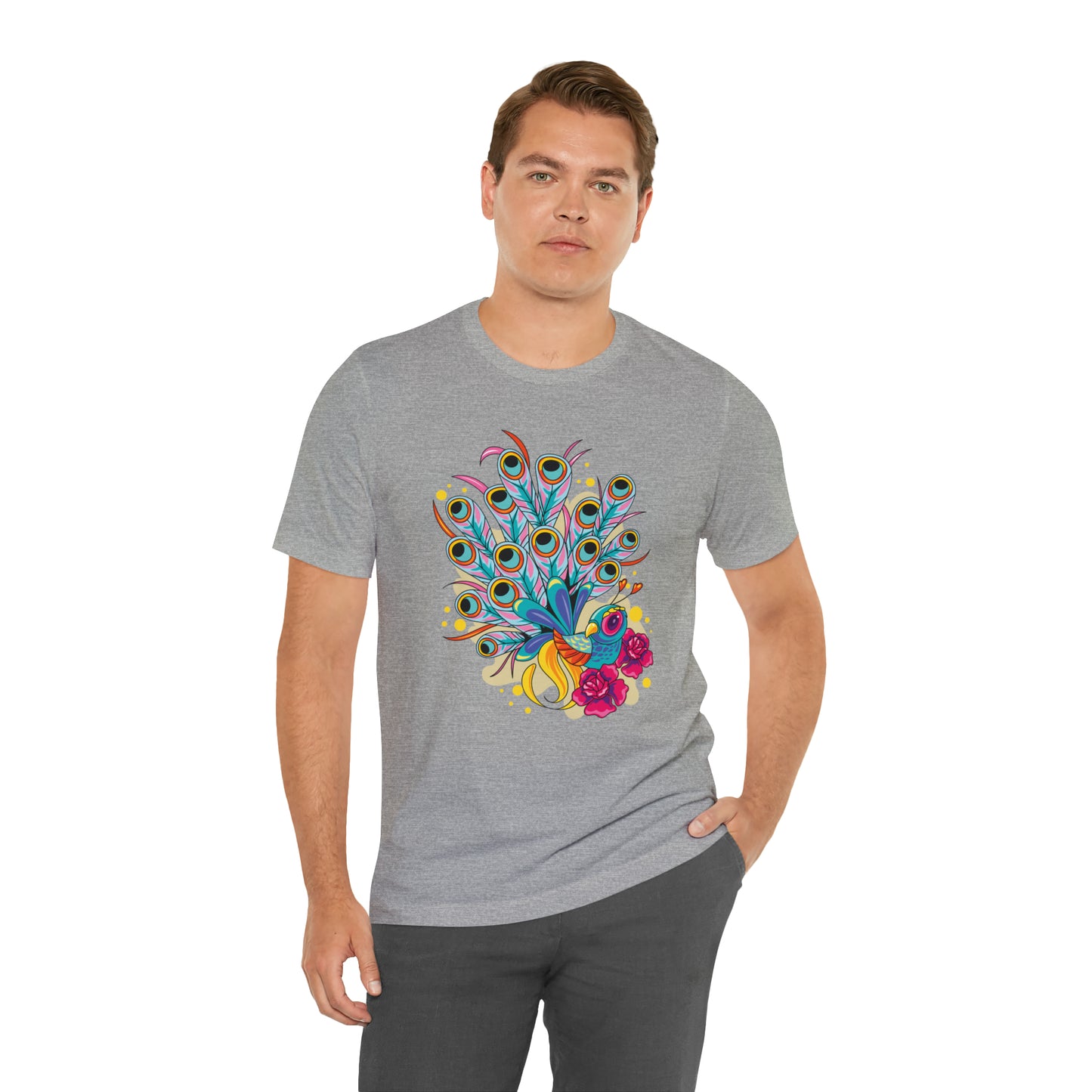 Colorful Peacock T-Shirt