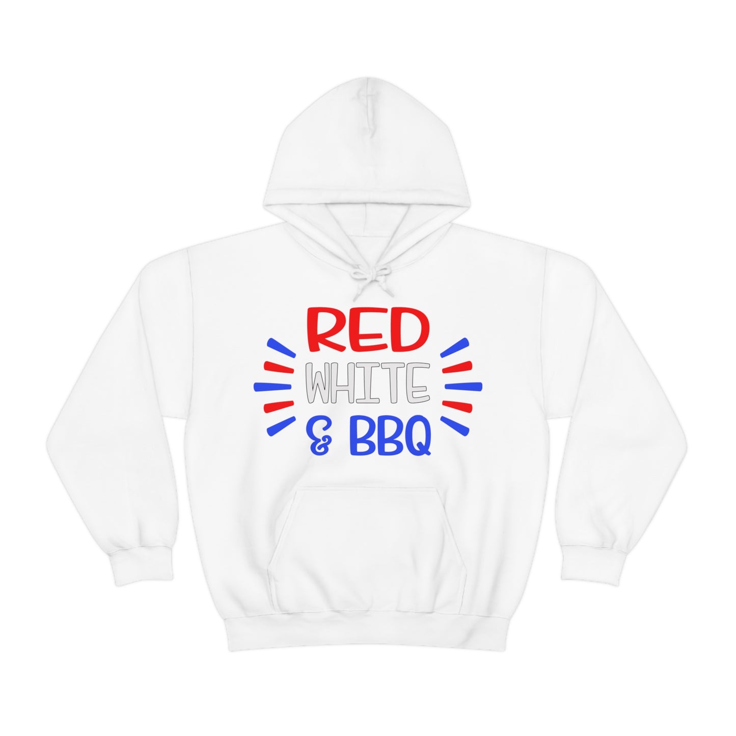 Red White BBQ Hoodie