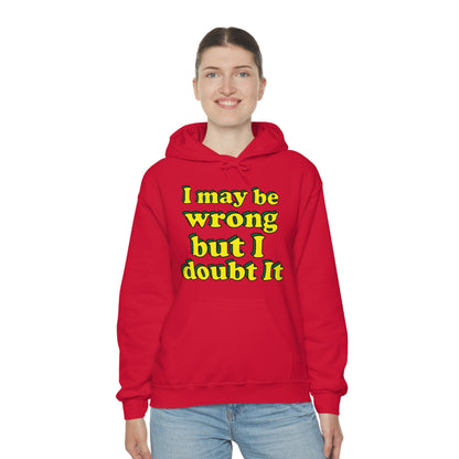 I doubt I'm wrong Hoodie