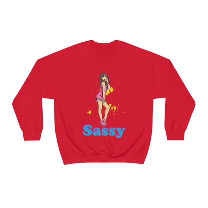 Sassy_girl Crewneck Sweatshirt