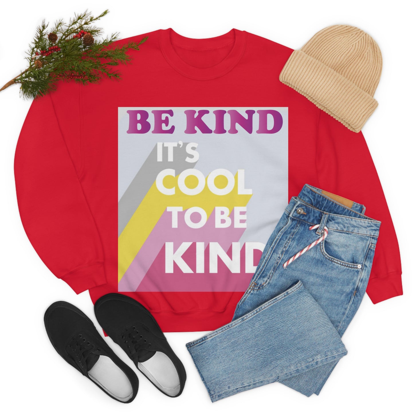 It's Cool to Be Kind Crewneck Sweatshirt