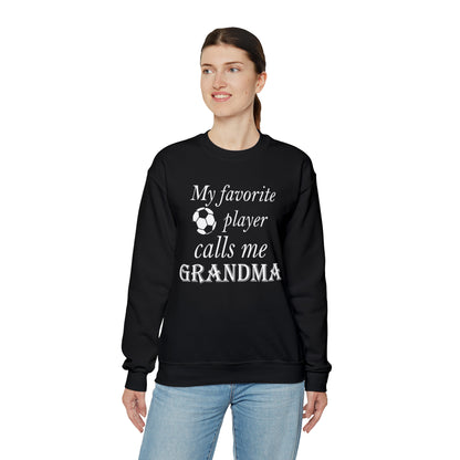 Grandma Favorite Soccer Player Crewneck Sweatshirt