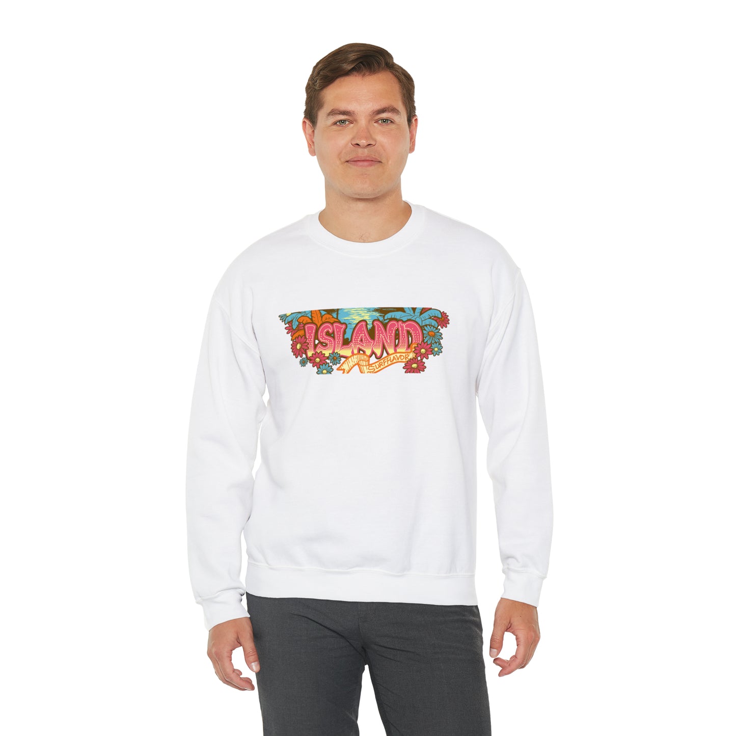 Island Surf Flavor Crewneck Sweatshirt