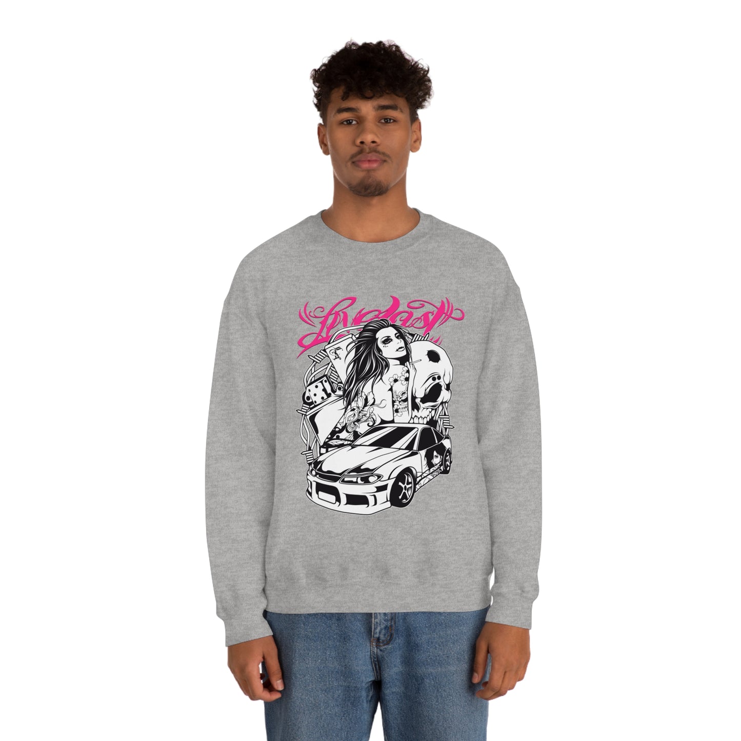 Live fast tattoo Crewneck Sweatshirt