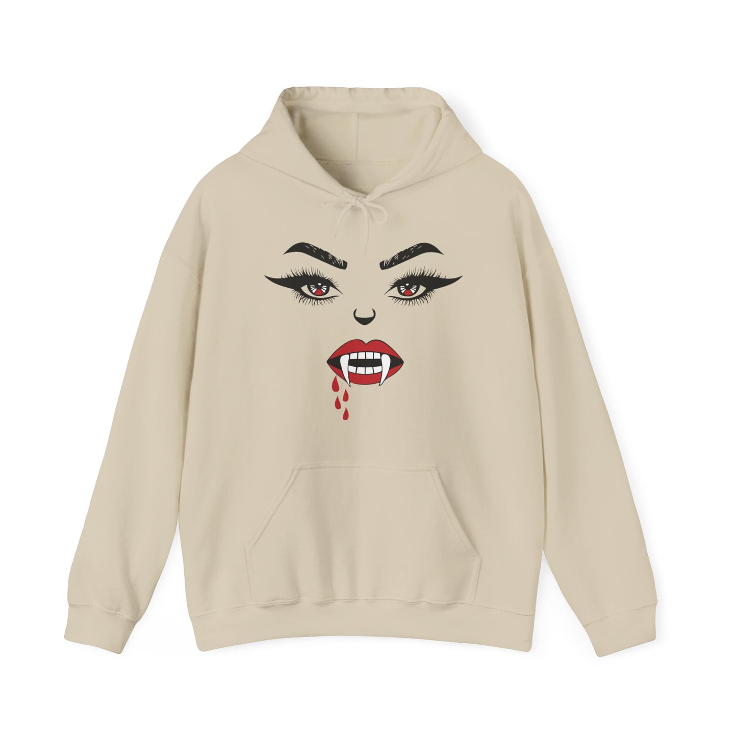 Sexy woman vampire mouth Hoodie