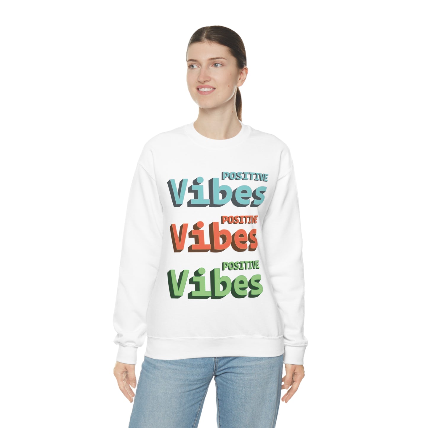 Positive Vibes Crewneck Sweatshirt