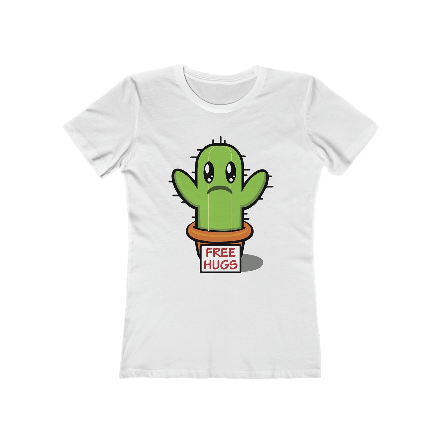 Free hugs sad cactus Woman Tee shirt